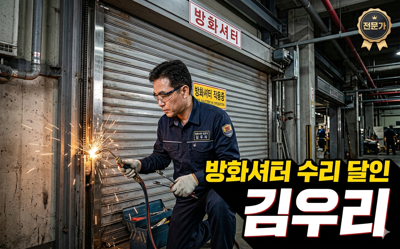 방화셔터 달인 즉각 수리 사례
